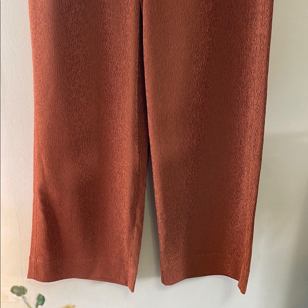 Athleta Wide Leg Pants in Rust - Picture 2 of 7